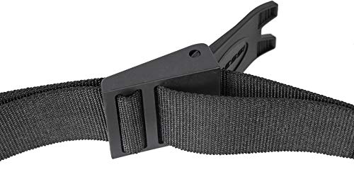 Cressi Nylon Weight Belt w/Plastic Buckle, Black