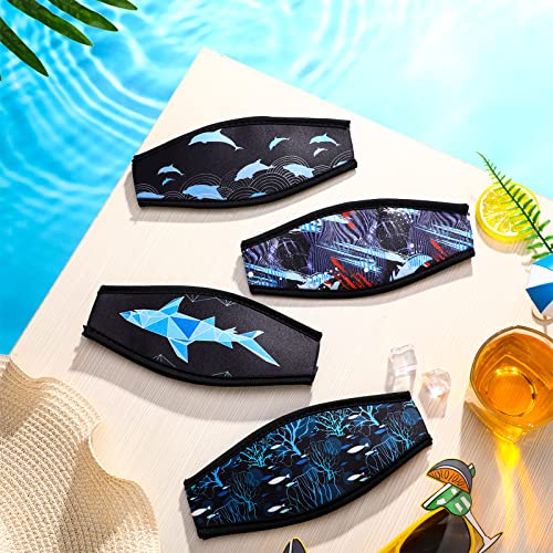 6 Neoprene Dive Mask Strap Covers