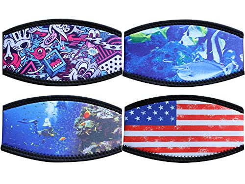 WEIENSC Diving Mask Slap Straps (4 Pack)