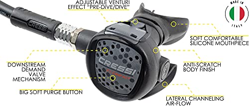 Cressi Travelight Gear Up Scuba Package, Blue, L