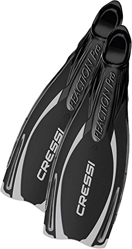 Cressi Reaction Pro Fins, Black, 12/13 (46/47)