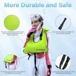 Green Inflatable Snorkeling Vest for Adults