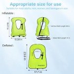 Green Inflatable Snorkeling Vest for Adults