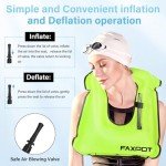 Green Inflatable Snorkeling Vest for Adults