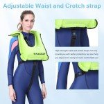 Green Inflatable Snorkeling Vest for Adults