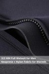 Lemorecn 3/2mm Neoprene Full Body Diving Suit