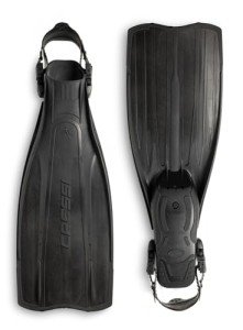 Cressi Pro Light Dive Fins, Black - M/L
