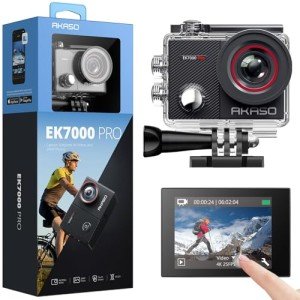 AKASO 4K dive camera with accessories