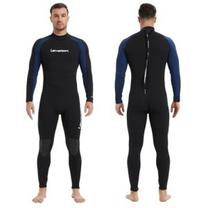Lemorecn 3/2mm Neoprene Full Body Diving Suit