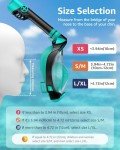 WSTOO Full Face Snorkel Mask with Dry Top
