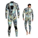 Camo Neoprene Diving Wetsuit for Men