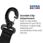 Scuba Camera Lanyard with Snappy Clip & QB Buckles