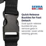 Scuba Camera Lanyard with Snappy Clip & QB Buckles
