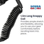 Scuba Camera Lanyard with Snappy Clip & QB Buckles
