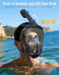 Greatever G2 Full Face Snorkel Mask with Dry Top