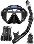 Adult Snorkeling Set with Fins and Mask Combo