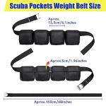 Detachable Pocket Scuba Weight Belt