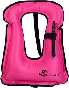 OMOUBOI Adult Inflatable Snorkel Vest