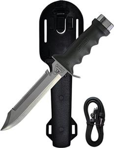 Cressi Stainless Steel Diving Knife with Sheath