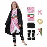 Pink Anime Kimono Cosplay Costume for All Ages