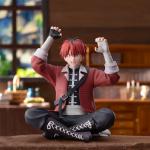 MABAIUDE 4pcs Frieren Statue 1/7 Scale Sitting Pose Noodle Stopper Figure Sculpture Anime Action Figure Cake Topper Decoration Desktop Collectible