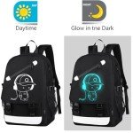 FLYMEI Anime Glow Backpack with USB Charging