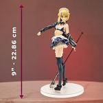Blue Maid Suit Action Figure Elegant Attractive Japanese Manga Character Anime Statue Collectible Desk Prop