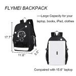 FLYMEI Anime Glow Backpack with USB Charging