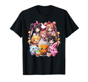 Kawaii Meme Japan Anime Bubble Tea Boba Tea Lover Japanese T-Shirt