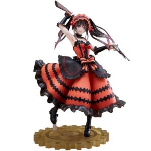 MABAIUDE Tokisaki Kurumi Figure - 1/7 Scale Anime Figure 23cm Fighting Pose Kurumi Tokisaki Statue Model - PVC People Figurine Collectible Gifts for Fans