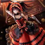 MABAIUDE Tokisaki Kurumi Figure - 1/7 Scale Anime Figure 23cm Fighting Pose Kurumi Tokisaki Statue Model - PVC People Figurine Collectible Gifts for Fans