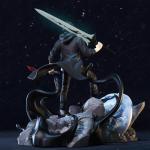 Sung Jin Woo Figure Statue 1/8 Scale Anime Figures 7.87" PVC Figurine Models Sung Jin Woo Action Figure Desktop Decoration Collectibles Gift