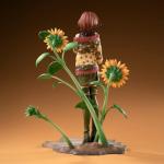 HBGIAY Komatsu Nana Figurine Sunflower Base Original Character Scale Figure Anime Girl Model 22cm Collectible Komatsu Nana Action Figures Desktop Decoration