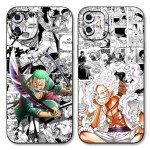 Anime iPhone 12 Case - 2 Pack Manga Design