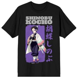 Demon Slayer SSN 1 Shinobu Kocho Men's Black Crew Neck Short Sleeve T-Shirt-XL
