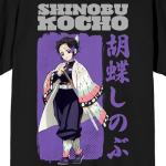 Demon Slayer SSN 1 Shinobu Kocho Men's Black Crew Neck Short Sleeve T-Shirt-XL