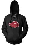 Ripple Junction Naruto - Shippuden Adult Akatsuki Frames Pullover Fleece Hoodie MD Black