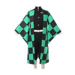 CR ROLECOS Tanjirou Kamado Cosplay Costume for Tanjiro Cosplay Kimono Outfit Uniform Suit Halloween XL