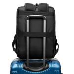 YALUNDISI Vintage Backpack Travel Laptop Backpack with usb Charging Port for Women & Men College Backpack Fits 15.6 Inch Laptop Black