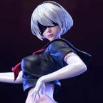 MABAIUDE 2B Figure Statue Model - 1/6 Scale 2B Action Figure 2Byorha Anime Figurine, 30cm No.2 Type B Figures, PVC Handmade Collectible Desktop Decoration
