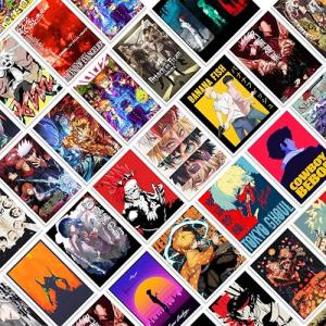 Anime Sticker Bundle: 102 Kawaii Vinyl Designs