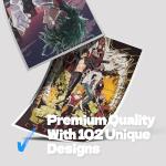 Anime Sticker Bundle: 102 Kawaii Vinyl Designs