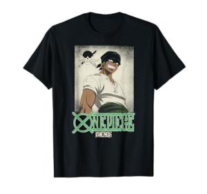 One Piece Anime Vintage Illustration Roronoa Zoro T-Shirt