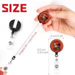 Cute Anime Badge Reel and Name Tag Set