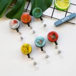 Cute Anime Badge Reel and Name Tag Set