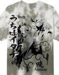 Naruto Oversize Itachi Adult Gray Wash Short Sleeve Tee -XXL
