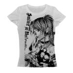 Graphic Tees Y2k Baby Tee Teens 2000s Vintage T Shirts Emo Grunge Printed Summer Crop Tops 2024 (White,L,Large)