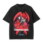Mens Womens Chainsaws Anime Man T Shirt Vintage Oversized Short Sleeve T Shirts for Men Women Fashion Tee T Shirt Top X-Large