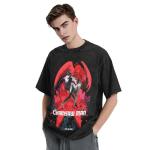 Mens Womens Chainsaws Anime Man T Shirt Vintage Oversized Short Sleeve T Shirts for Men Women Fashion Tee T Shirt Top X-Large