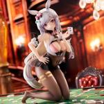 MABAIUDE Illustration Ashigechan Figure - 18cm Sexy Bunny Girl Statue Original Painting Figure Lewd Anime Figurine Collectible - Desktop Decoration Gifts for Fans